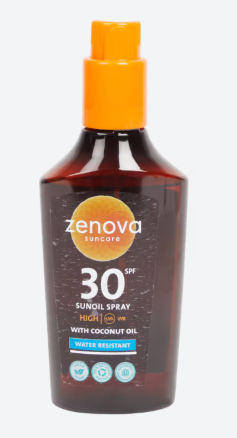 Huile solaire en spray Zenova