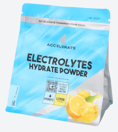 Poudre pour boisson aux électrolytes Accelerate Citron 280 g